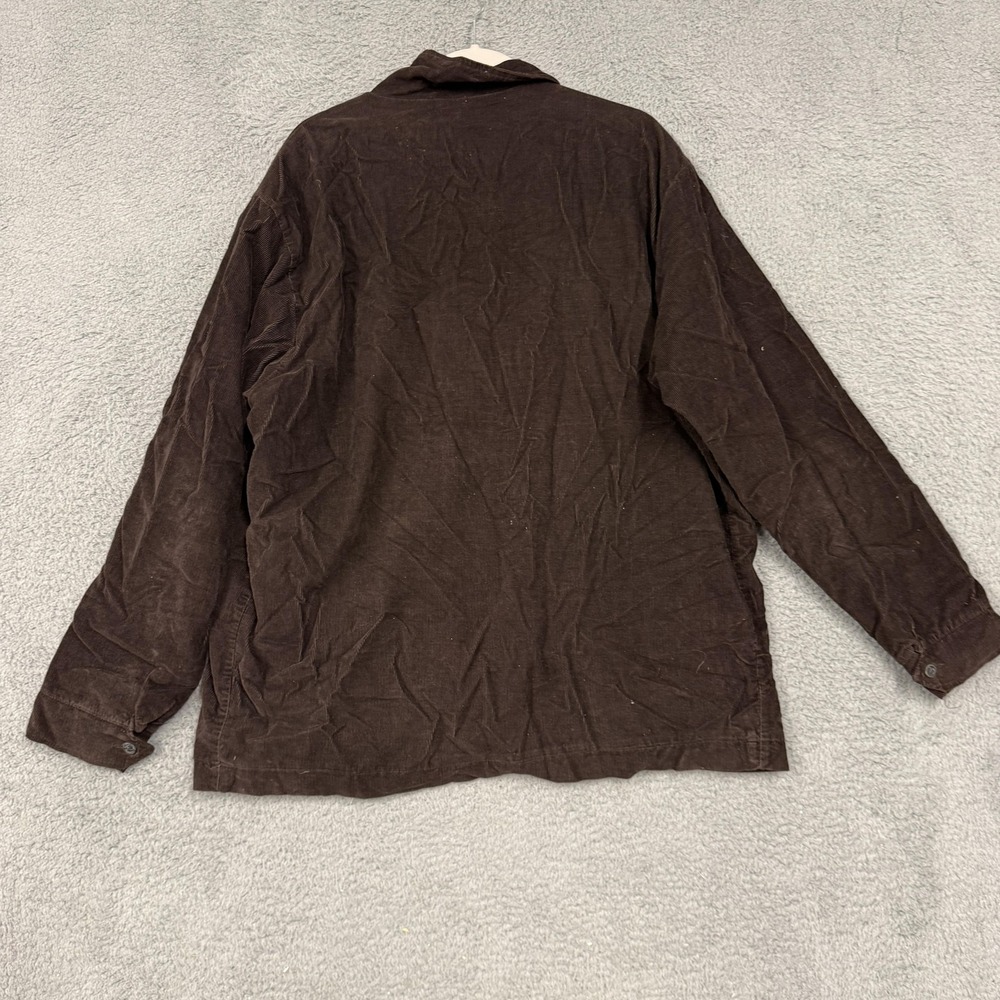 Haymaker Jacket Mens Medium Brown Corduroy Full Zip Lined Bomber Pockets Casual - Picture 5 of 11